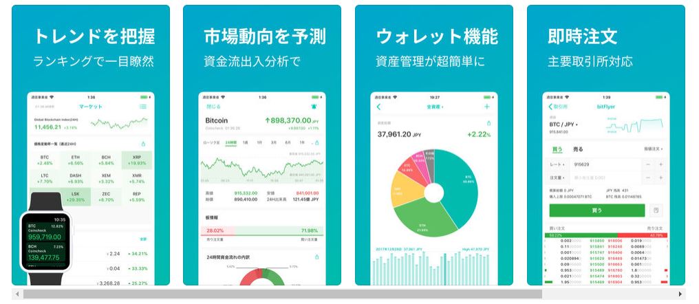仮想通貨チャートおすすめアプリ